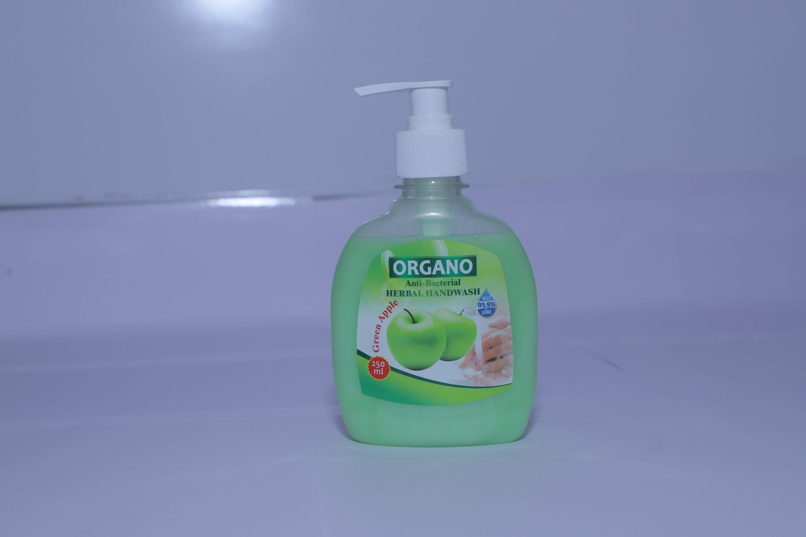 Organo Antibacterial Herbal Handwash – Green Apple (250 ML)